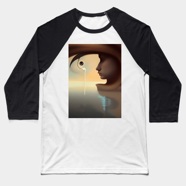 Gaze into the water Baseball T-Shirt by rolffimages